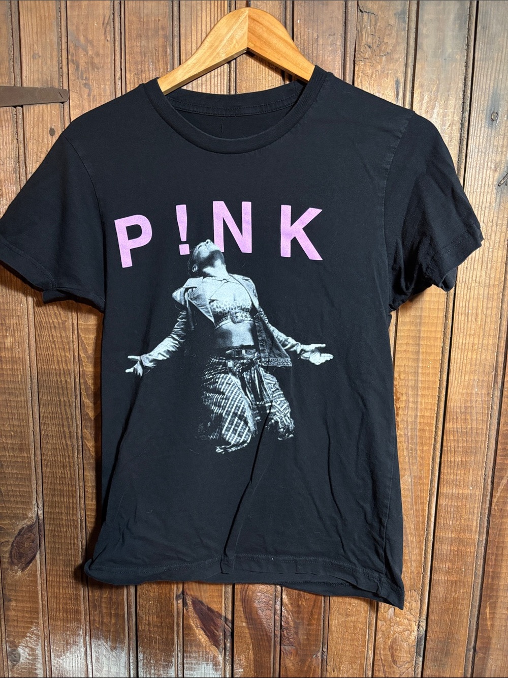 Pink 2023 Tour Graphic Black Short Sleeve Tee